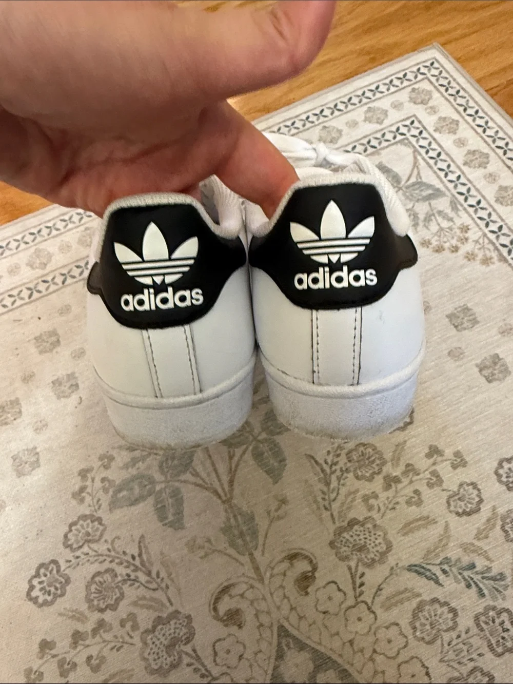Adidas Superstar Sneakers in White and Black